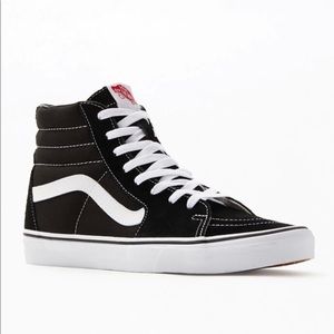 Vans black sk-8 hi